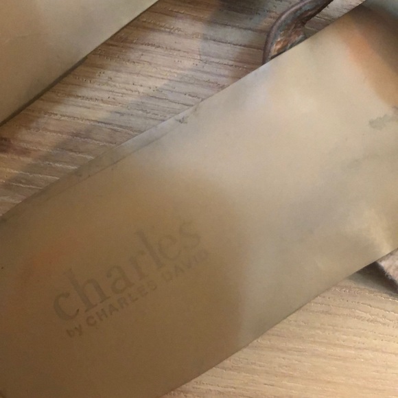 Charles David brown leather ankle sandals - Picture 5 of 5